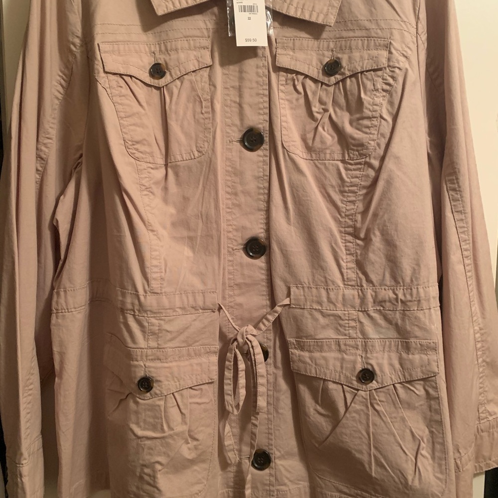 Lane Bryant Tan Safari Jacket